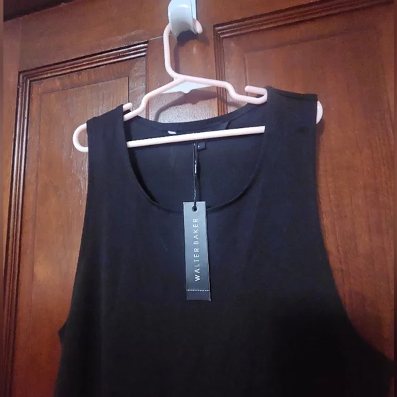 Walter Baker Women's Black Lace Up Sleeveless Misha Dress - Picture 5 of 9